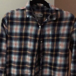 Boys plaid flannel button up